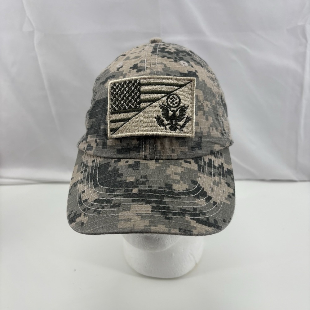 Army Hat Tactical Operator Cap USA Flag Detachable Patch Cotton Digital‎ UCP